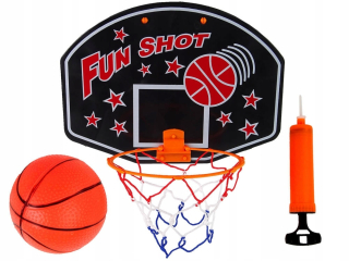 Basketbalové príslušenstvo pre deti - Basketbalová súprava bin mini bood pumpa pre deti