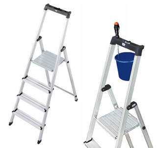Krause Solida rebrík 1x4 stupňov 126221 2,85 m