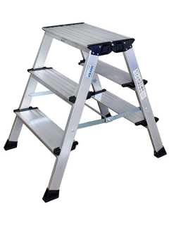 Krause treppo hliníkový rebrík 2x3 2,65 m 126030
