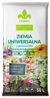 Záhradná pôda - Kronen Universal Earth 50L PH 5,5-6.5