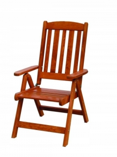 Záhradná stolička - Záhradná drevená stolička