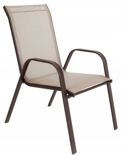Záhradná stolička - Záhradné stoličky pre terasu Balkón Záhrada kresla bronz