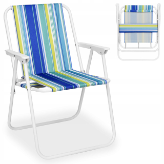 Záhradná stolička - Camping Beach skladacia turistická stolička