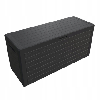 Záhradný úložný box - TRANSIT BALKÓNOVÝ BOX ŠEDÝ KOŠÍK 300L