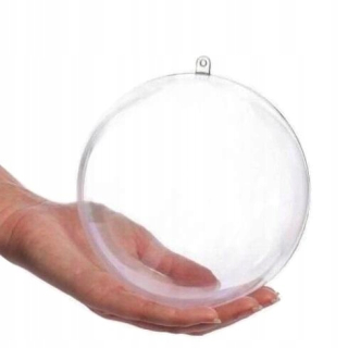 Plastové akrylové gule 10 žiaroviek 10 cm deco