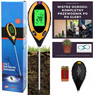Tester substrátu - Vodca pôdne kyseliny 4in1