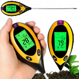 Tester substrátu - Merač testera glukomer na pôdu pH 4in1