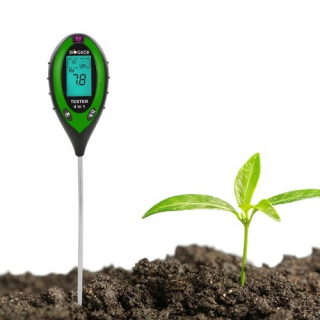 Tester substrátu - SOIL AID METER Pôdny tester Ph Metr 4v1