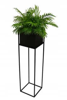 Stojan na kvetináč, kvety - Kovová skrinka na podkrovie kovoviek 90 cm.