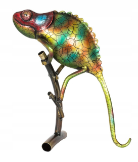Chameleon nezávislé kovové sochy figurínovej dekorácie