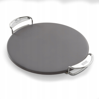 Grilovacia doska, platna - Round Weber Pizza Stone s rukoväťami