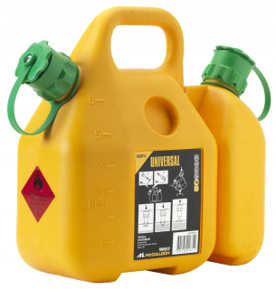 Iní príslušenstvo pre záhradné náradie - Dvojkomorový kanister na motorovú pílu 6L + 2,5L McCulloch