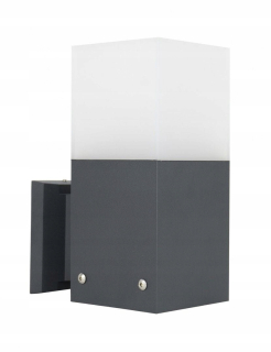 Záhradné nástenné svietidlo - Nástenné svietidlo CUBE MAX 22cm SUMA grafitové CBMAX K DG