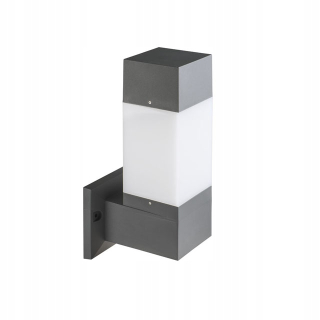 Záhradné nástenné svietidlo - Nástenná lampa E27 LED 20W Graphite Mat Invo Kanlux výstupná lampa