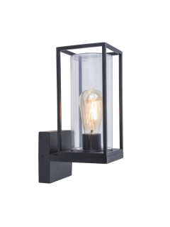 Záhradné nástenné svietidlo - Nástenná lampa Flair Czarny 5288801012 - Lutec