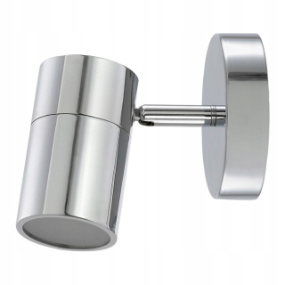 Záhradné nástenné svietidlo - Nástenná lampa Goodhome Tellot 1 x GU10 IP44 Chrome