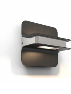 Záhradné nástenné svietidlo - Wall Lamp Hill tmavošedá 5195801001 - Lutec