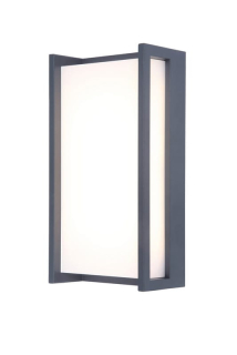 Záhradné nástenné svietidlo - Nástenná lampa Qubo antracit 5193001118 - Lutec