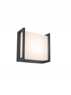 Záhradné nástenné svietidlo - Nástenná lampa Qubo antracit 5195401118 - Lutec