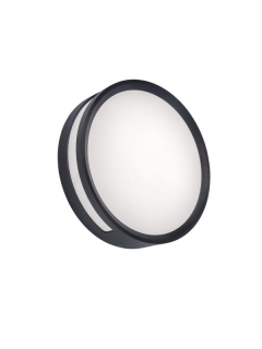 Záhradné nástenné svietidlo - Nástenná lampa tmavá úloha šedá 6382201118 - lutec