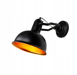 Záhradné nástenné svietidlo - Nástenná lampa, klasická, priemyselná, retro, nastaviteľná zátvorka