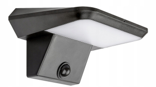 Záhradné nástenné svietidlo - Solárna stena lampa Qesa LED 10W snímač pohybu