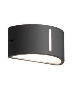 Záhradné nástenné svietidlo - Externá nástenná lampa Bonn Anthracite 6330401118 Lutec
