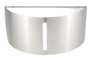 Záhradné nástenné svietidlo - Externá nástenná lampa Bonn Silver 6330402001 - Lutec