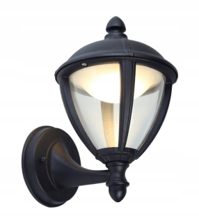 Záhradné nástenné svietidlo - Zjednocte čiernu externú stenu lampu 52601012 - Lutec