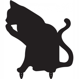 Kizia Cat - dekorácie na cínové záhrady