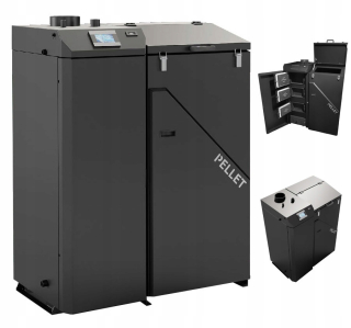 Peleta kotla na pelety Grilles Ball Eco 14kW zostava