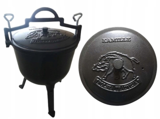 Kotlík na guľáš - Vložil Caulted Cauldron Cast Post pre Dushable 4L