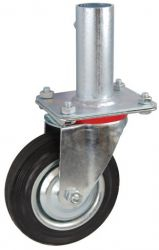 Kolesá kovové gumové kolesá 160 mm lešenie