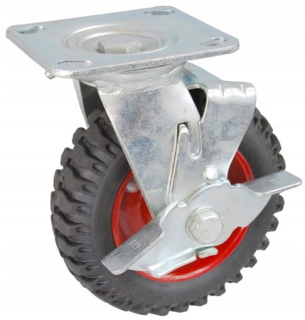 Kolesá na kosačku na trávu - 160 mm rotačné priemyselné kolesá (1085)
