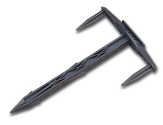 Tri -Zbon Pins 17/10 pre agrotextilovú sieť -50ks