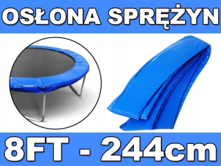 Kryt na kosačku - Ochranný golier pre jarnú skyramizovú modrú pre záhradnú trampolínu 24