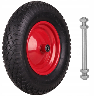 Kolesa na kosačku - Koliesko koliesko, koliesko 400-8 +Oska 15x150 mm