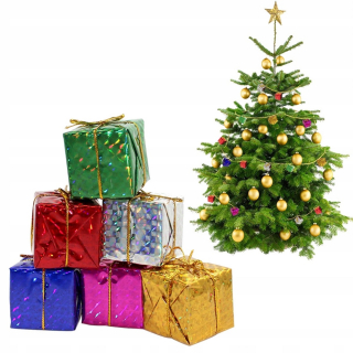 Farebné darčeky na zdobenie 12ks Baubles 2.5