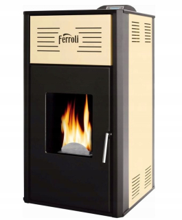 Ferroli krb 12 kW peleta s vodným plášťom