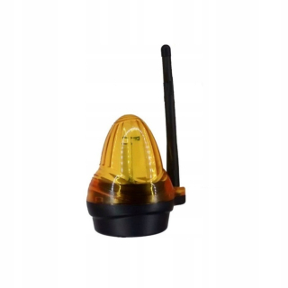 Pohon na bránu - Kompaktná signálna lampa s anténou 12-265V AC/DC Universal k bráne