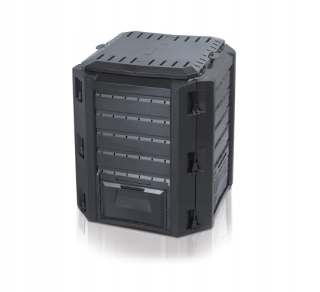 Kompostér do záhrady - Záhradné skladateľy 380 l Frost -Resistant Black