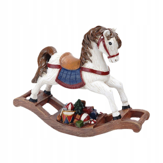 Hojdací koňský figurín, on
