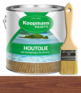 Laky, farby na záhradný nábytok - Koopma Houtolie Drevená olejová, teaková teak
