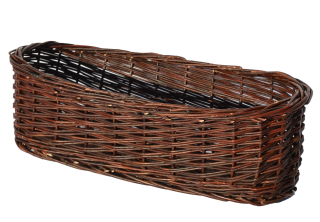 Prútený kanál Flowerpot Shell Basket Pot