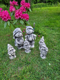 Realistické dekorácie sochy sochy psov pre večierok