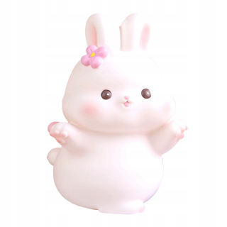 Dekorácia do záhrady - Králiková prasiatka banka Bank Piggy Piggy Bank z živice