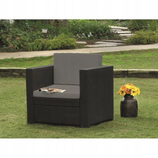 Záhradná stolička - Barové stoličky, 2 ks, 45x56x103,5 cm, PE, Rattan