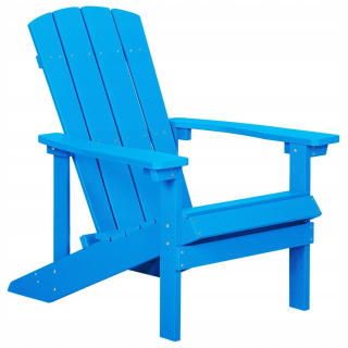 Záhradná stolička - Modré záhradné stoličky adirondack