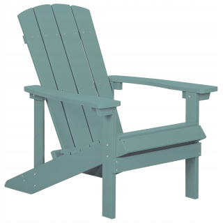 Záhradná stolička - Tyrkysová záhradná stolička adirondack