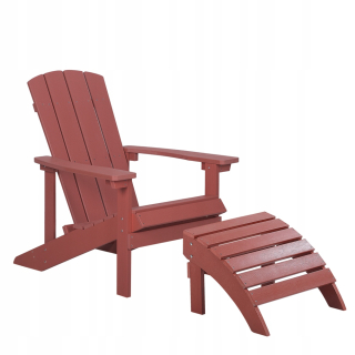 Záhradná stolička - Záhradné stoličky s opätovnou firmou Red Adirondack